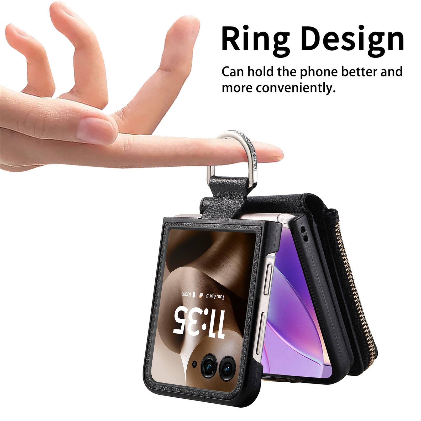 Ring Design Can hold the phone better and more conveniently. 100% I P Apr 3 E Tue, 11:35