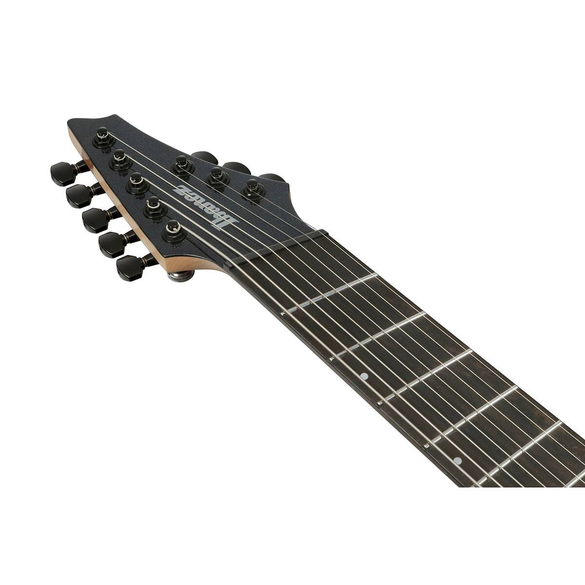 Alt View 7. Ibanez - Ibanez Alpha Series A528 8-String Multi Scale Electric Guitar, Iron Pewter.