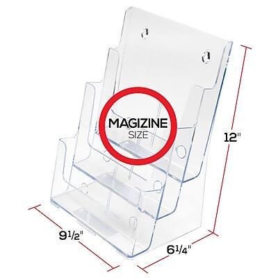 MAGAZINE SIZE  
12" x 9½" x 6¼"