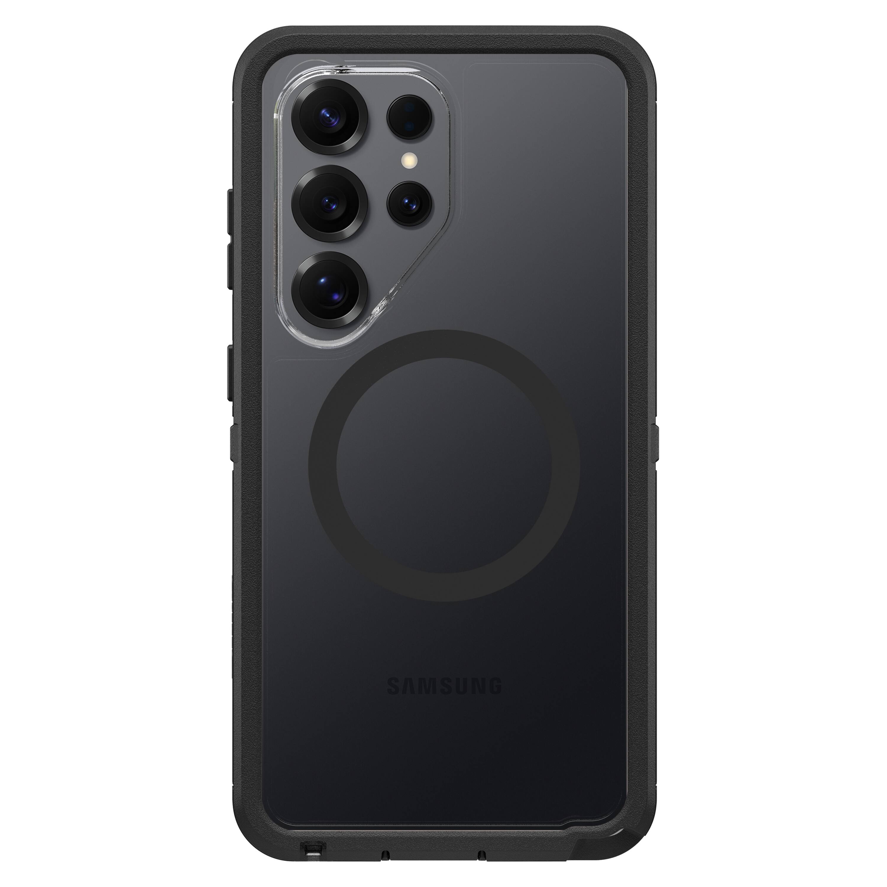 Angle. OtterBox - Defender Series Pro XT Hard Shell for Samsung Galaxy S26 Ultra - Black.
