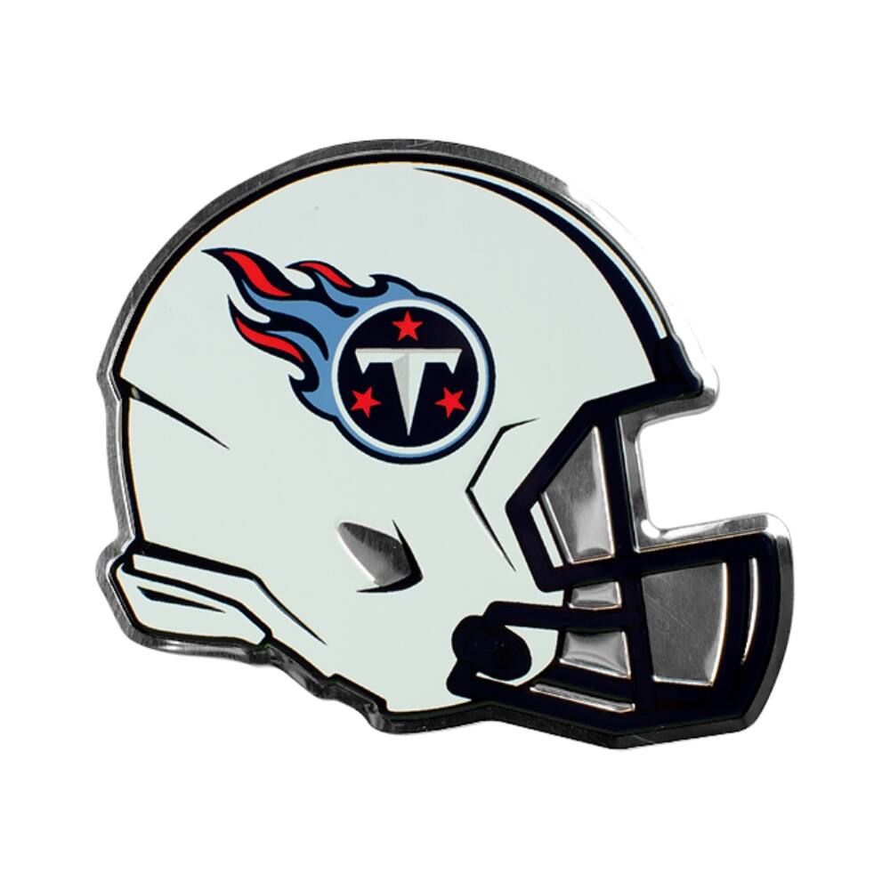 Front. TCL - Tennessee Titans Easy Peel & Stick Full Color Aluminum Helmet Emblem - Multi.