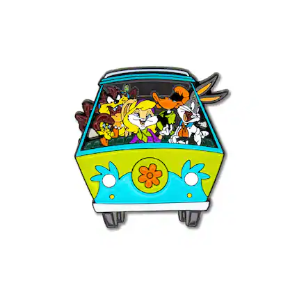 Front. SalesOne LLC - Warner Bros. 100 Looney Tunes x Mystery Machine Enamel Pin - Green.