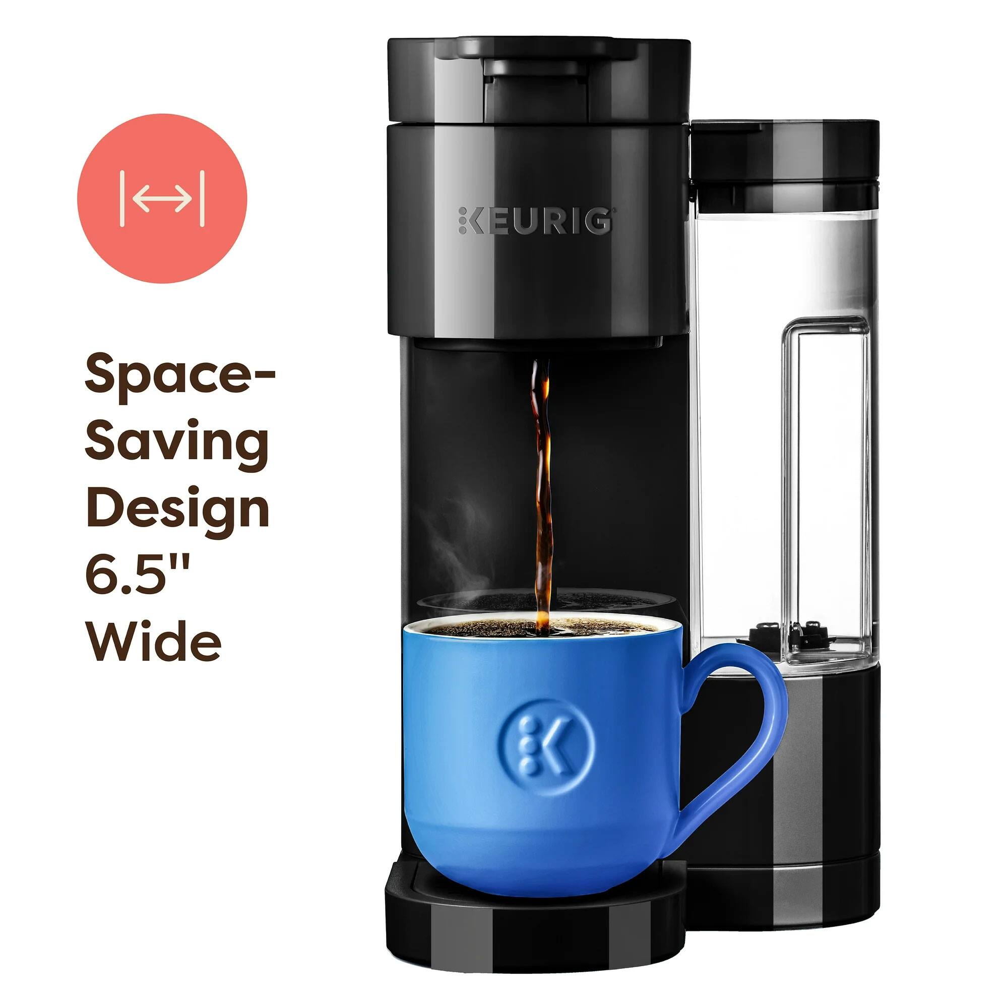 KEURIG Space-Saving Design 6.5" Wide