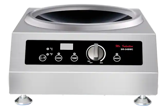 Mr. Induction
SR-34BWC
C/F
°C
°F
COOK
TEMP
MIN
OFF
MAX
ON/OFF