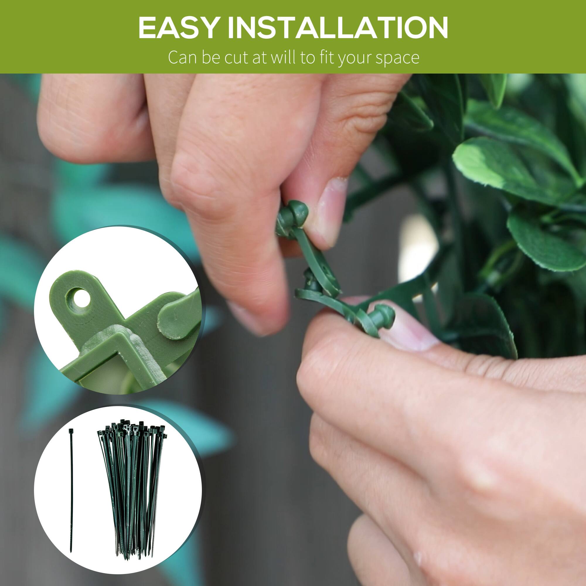 EASY INSTALLATION  
Can be cut at will to fit your space