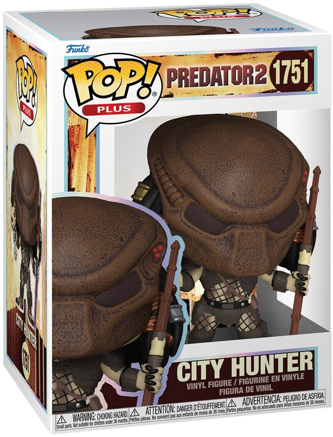 Funko 1 POP! PREDATOR2 1751 R PLUS CITY HUNTER K5 CITY HUNTER EN VINYLE FIGURE / FIGURINE VINYL DE VINIL FIGURA ASFIXIA. ADVERTENCIA: PELIGRO DE menores de 36 meses. D'TOUFFEMENT. adecuado para niños ATTENTION: DANGER pequeñas. No es acuádulo para niños menores de 36 mois. WARNING: CHOKING HAZARD. Snall parts. Not suitable for children under 36 months, Petites pieces. Ne convient pas aux enfants de moins