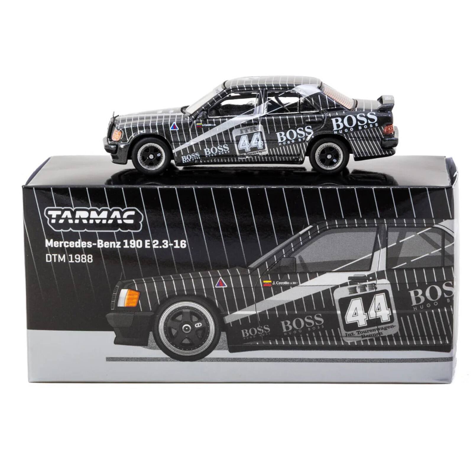ITR. BOSS HUGO BOSS 44 BOSS HUGO BOSS BOSS BOSS  
TARMAC  
Mercedes-Benz 190 E2.3-16 DTM 1988  
Cecotto BOS HUGO B BOSS BOSS MUOO BOSS 44 Tourenwagen- good Int. Bennen
