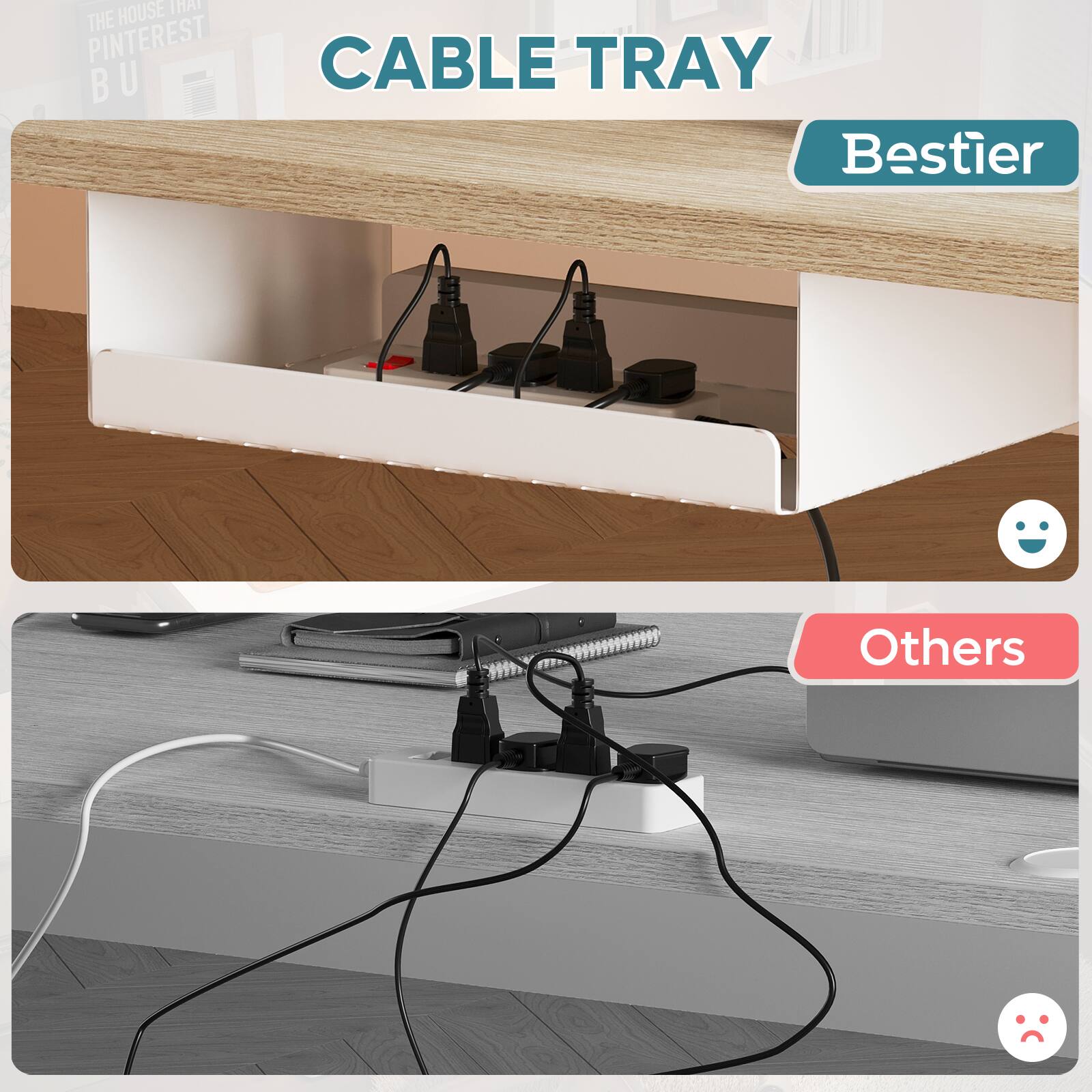 THE HOUSE THAT PINTEREST CABLE TRAY Bestier Others