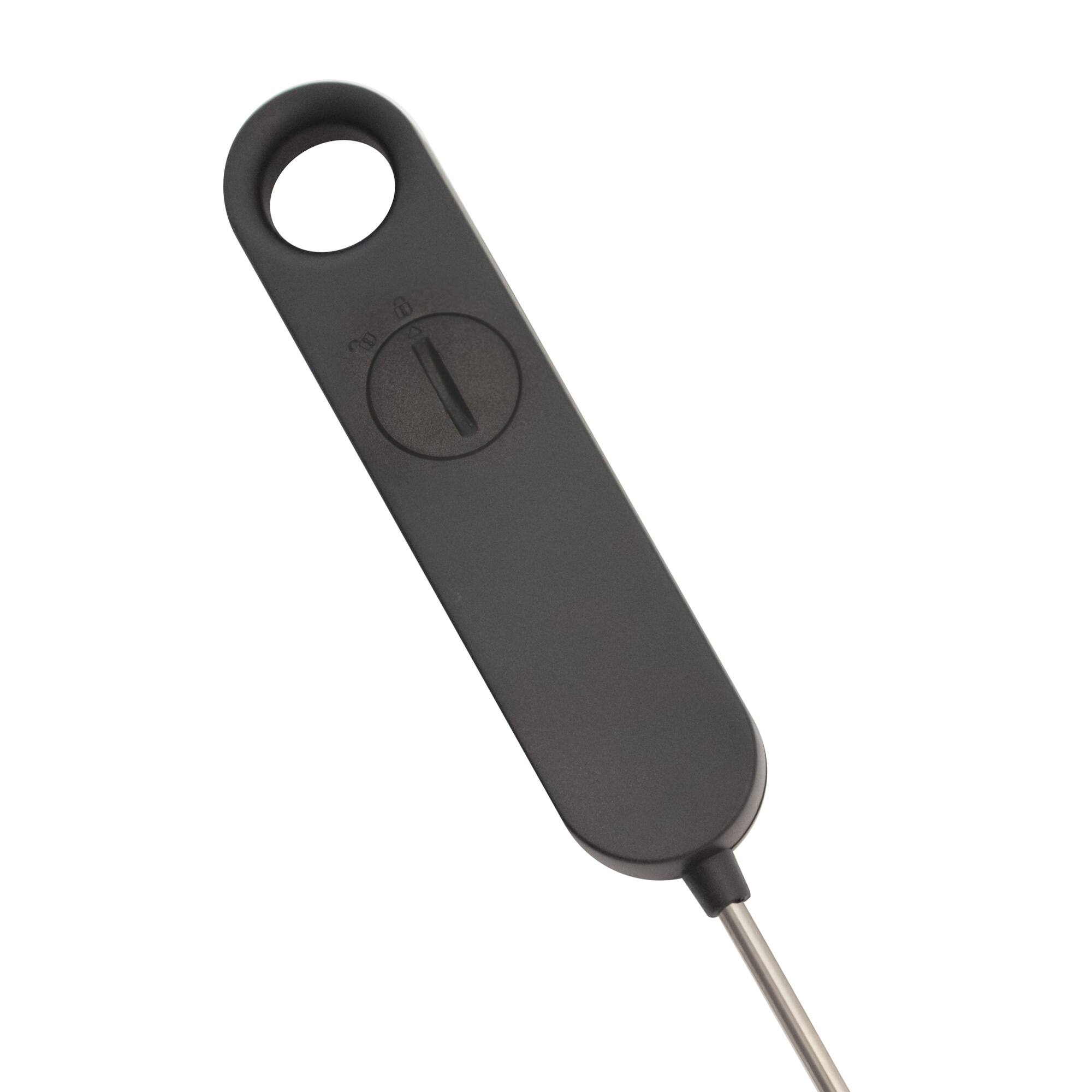 Back. Escali - Digital Long Stem Thermometer, Black - Black.