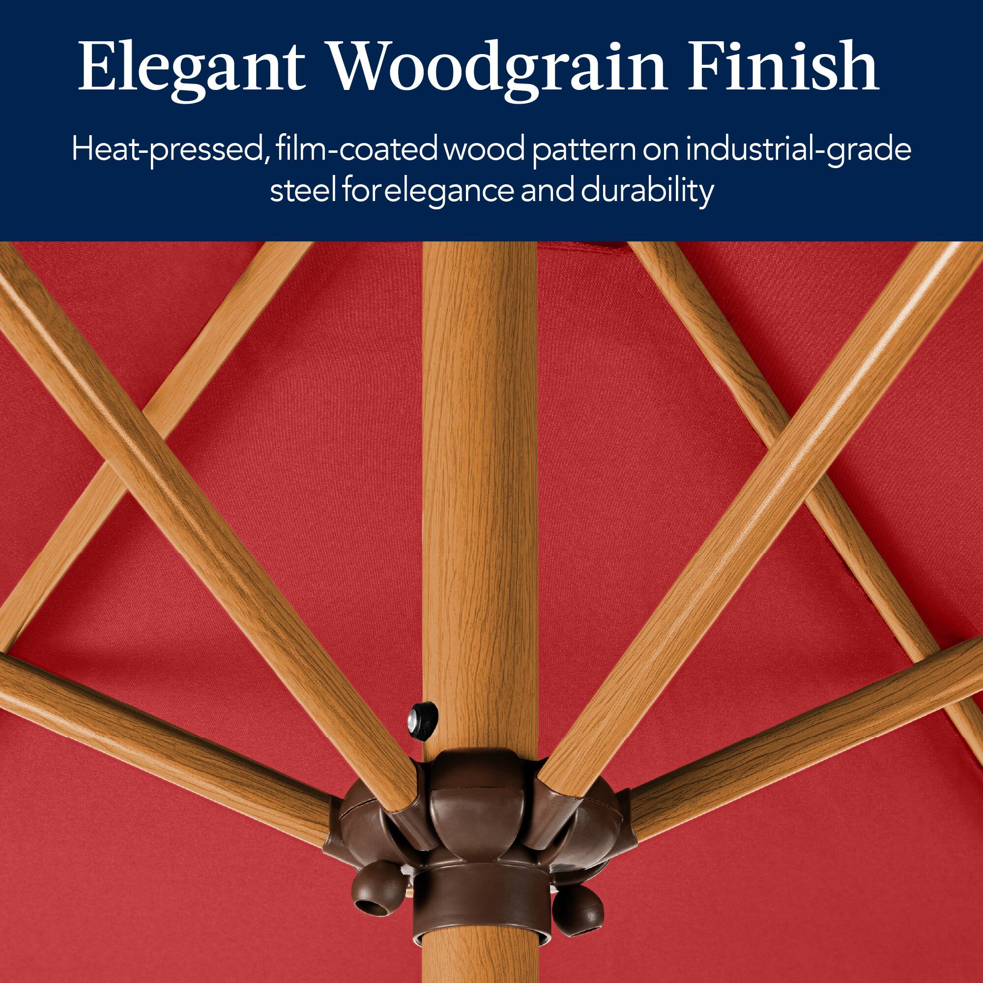 Elegant Woodgrain Finish

Heat-pressed, film-coated wood pattern on industrial-grade steel for elegance and durability.