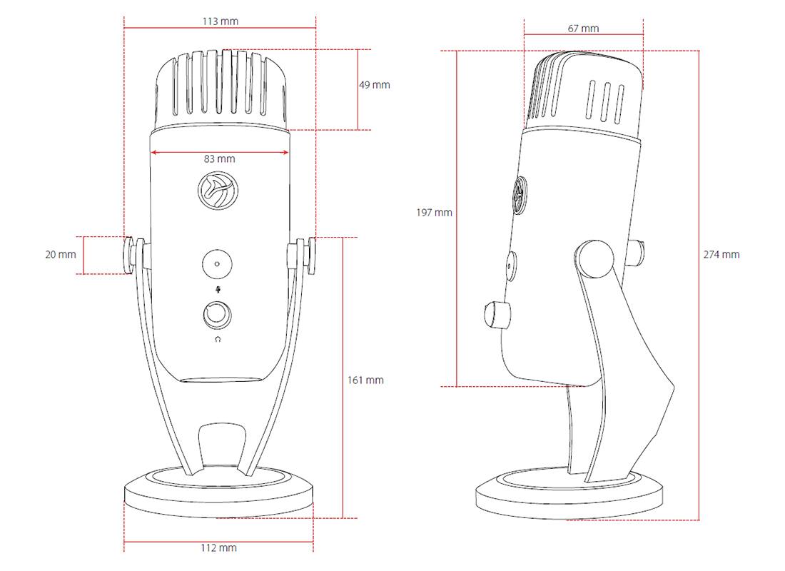 113 mm, 67 mm, 49 mm, 83 mm, 197 mm, 20 mm, 274 mm, 161 mm, 112 mm