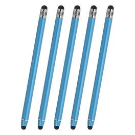 Unique Bargains - 5pcs Stylus Pens for Touch Screens, 2 in 1 High Sensitivity Universal Pen Capacitive Stylus for Touch Screen Device - Blue