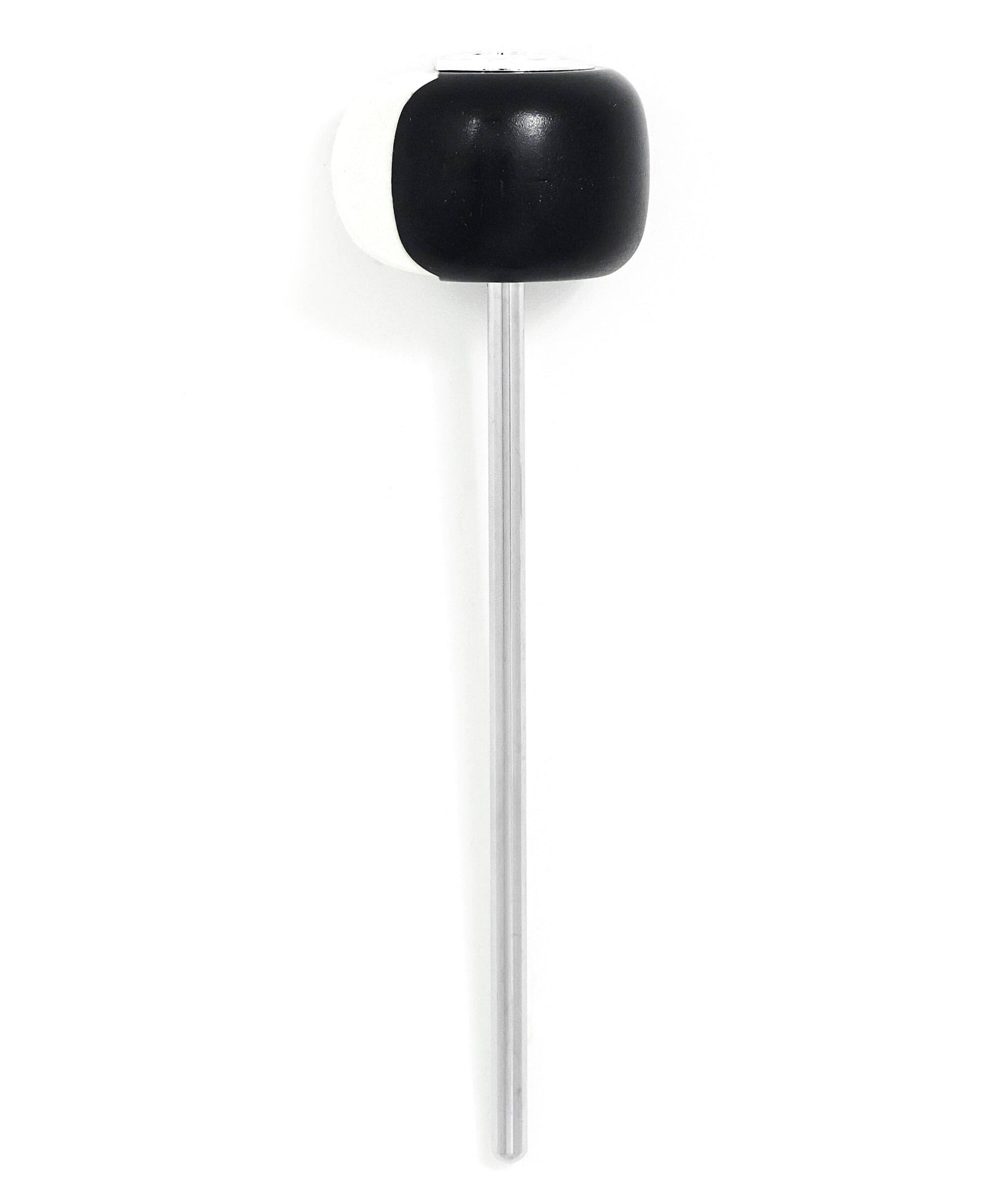 Front. Gibraltar Hardware - 6.25" Acrylic and Felt Dual Surface Bass Drum Beater, Adjustable Magnetic Weight System, Fits Most Pedals.