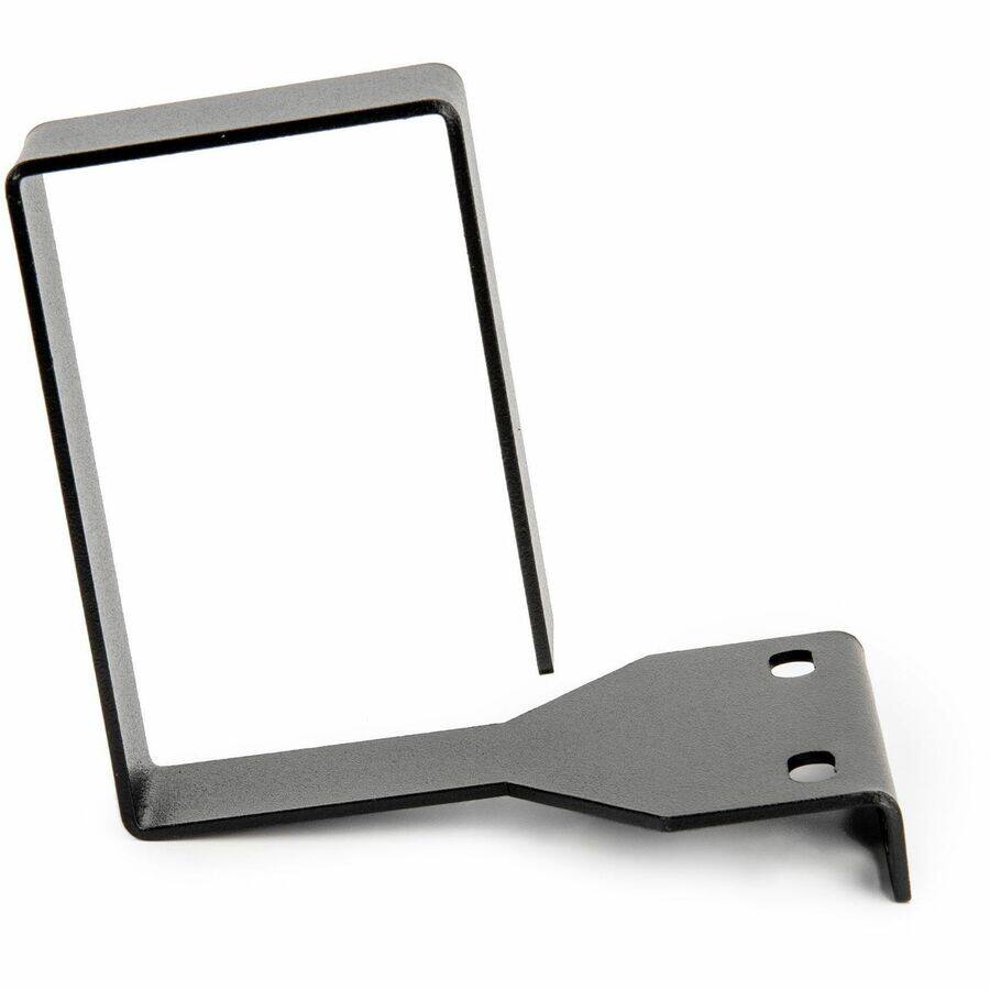 Alt View 8. Rocstor - MULTI-DIRECTIONAL VERTICAL SERVER RACK CABLE MANAGEMENT D-RING METAL HOOK 4H X 2 - Black.