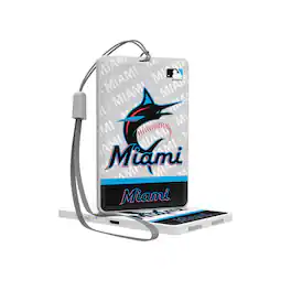 Keyscaper - Miami Marlins End Zone Pocket Bluetooth Speaker - Multicolor