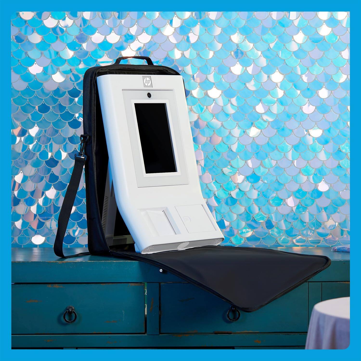 Alt View 1. HP - Sprocket Photobooth Carrying Case with Removable Shoulder Strap, Padded Case w/ Removable Strap & Front Zipped Pocket.