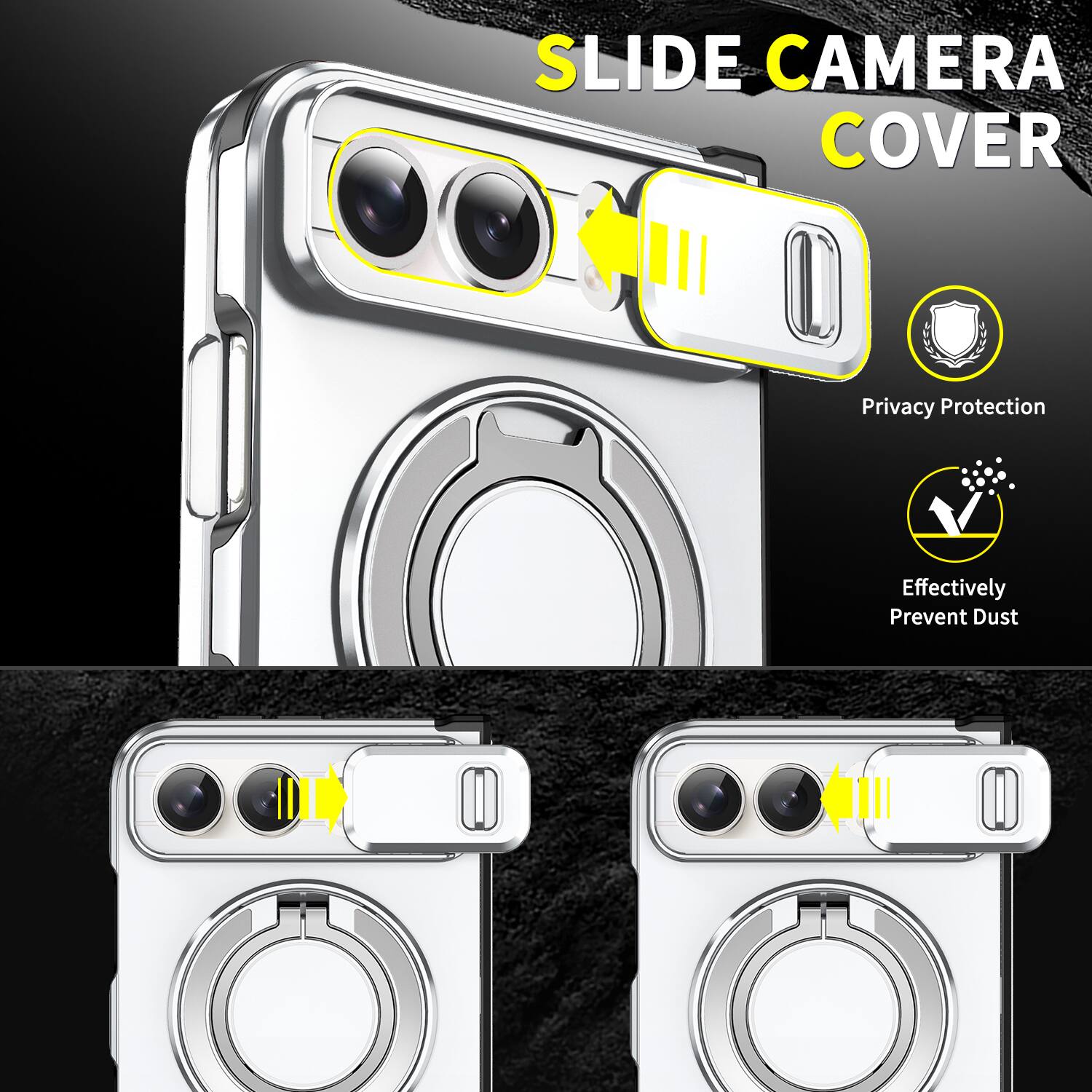 SLIDE CAMERA COVER

Privacy Protection

Effectively Prevent Dust