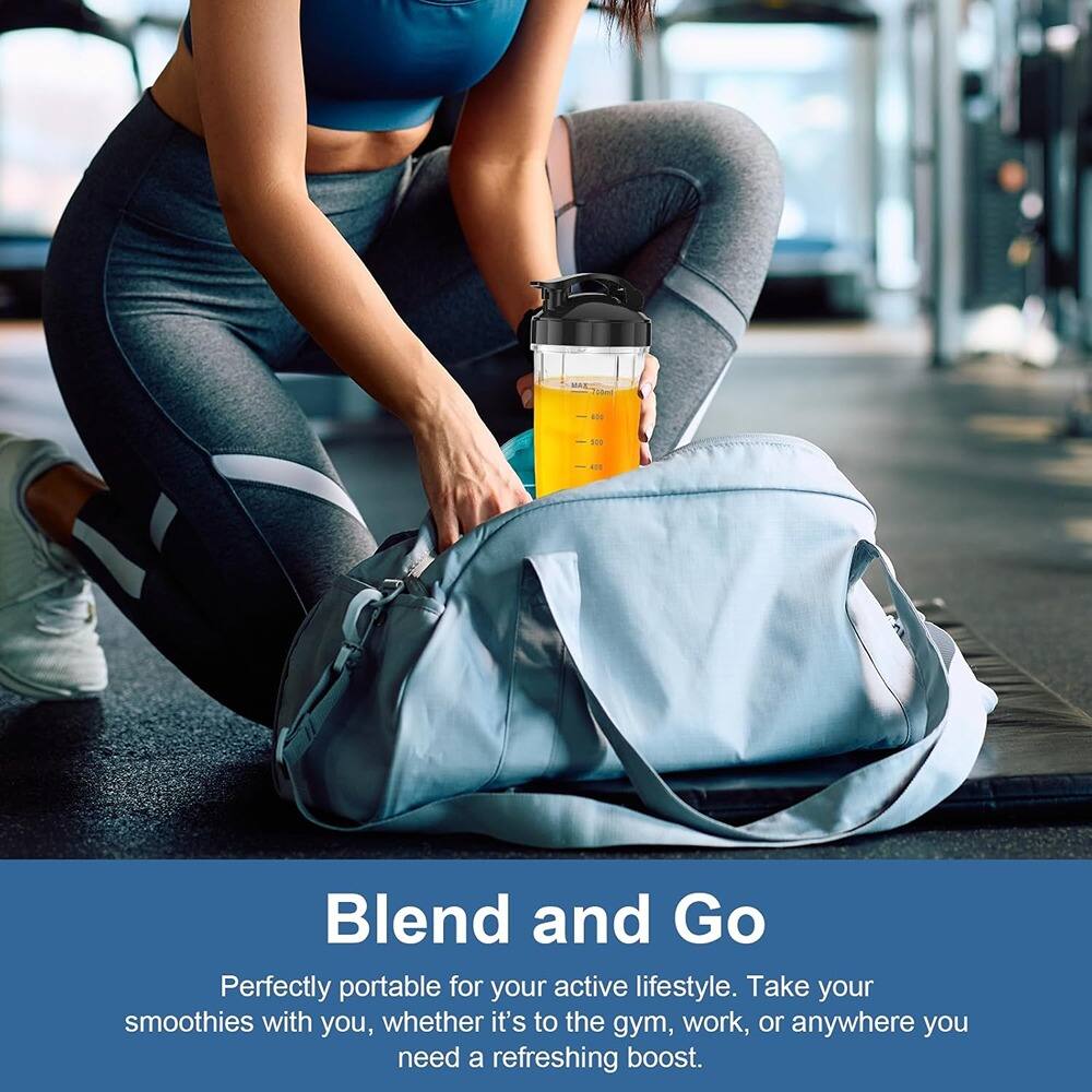 Blend and Go

Perfectly portable for your active lifestyle. Take your smoothies with you, whether it's to the gym, work, or anywhere you need a refreshing boost.