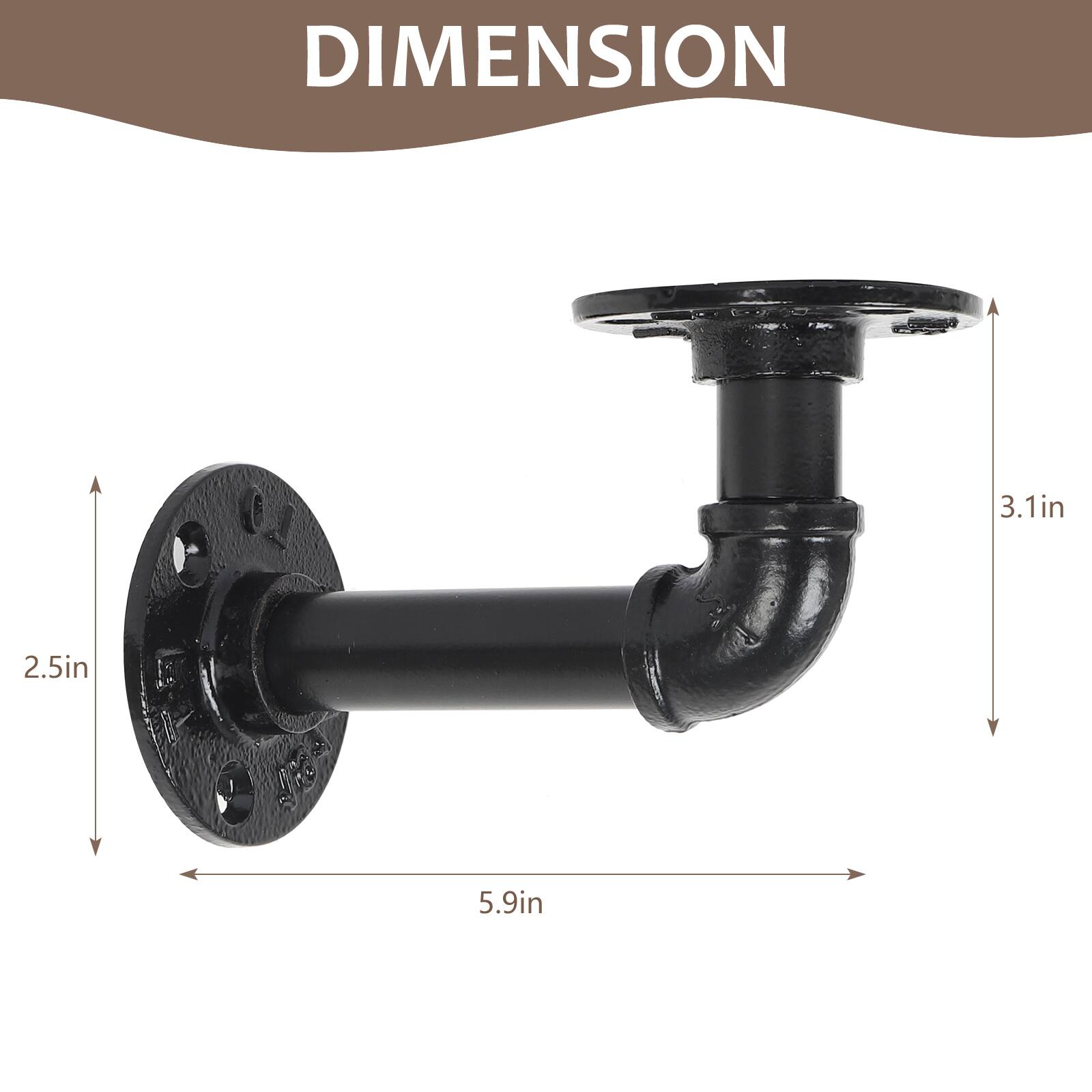 DIMENSION  
3.1in  
2.5in  
5.9in