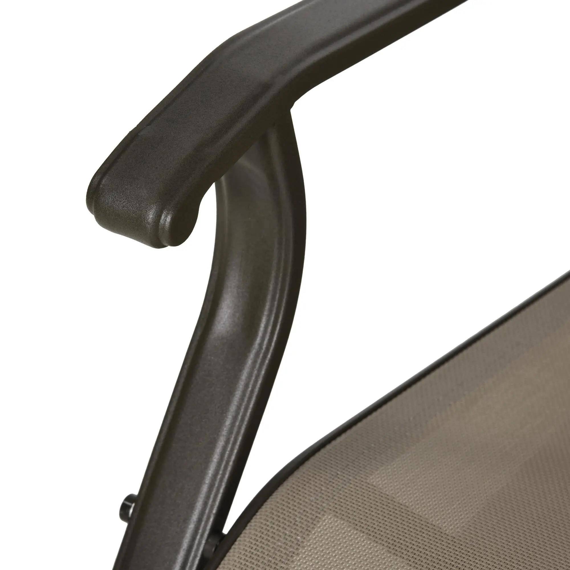 Back. Resenkos - Resenkos 3-Piece Patio Glider Set, Steel Frame, Tempered Glass Table, Garden Bistro, Backyard Seating, Beige - Beige.