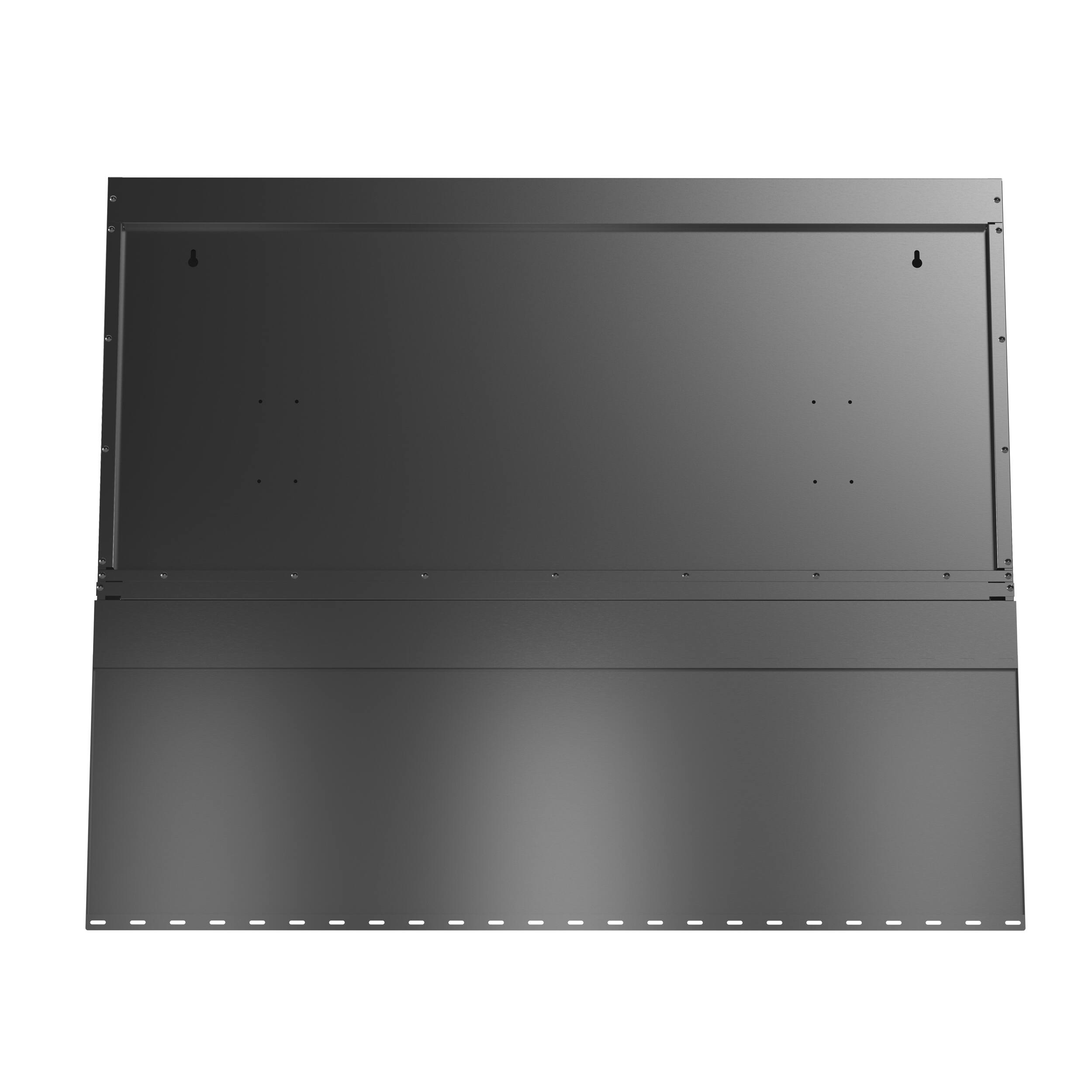 Back. Forno Appliances - Savona 48" Wall Mount Range Hood With Baffle Filter - Silver.