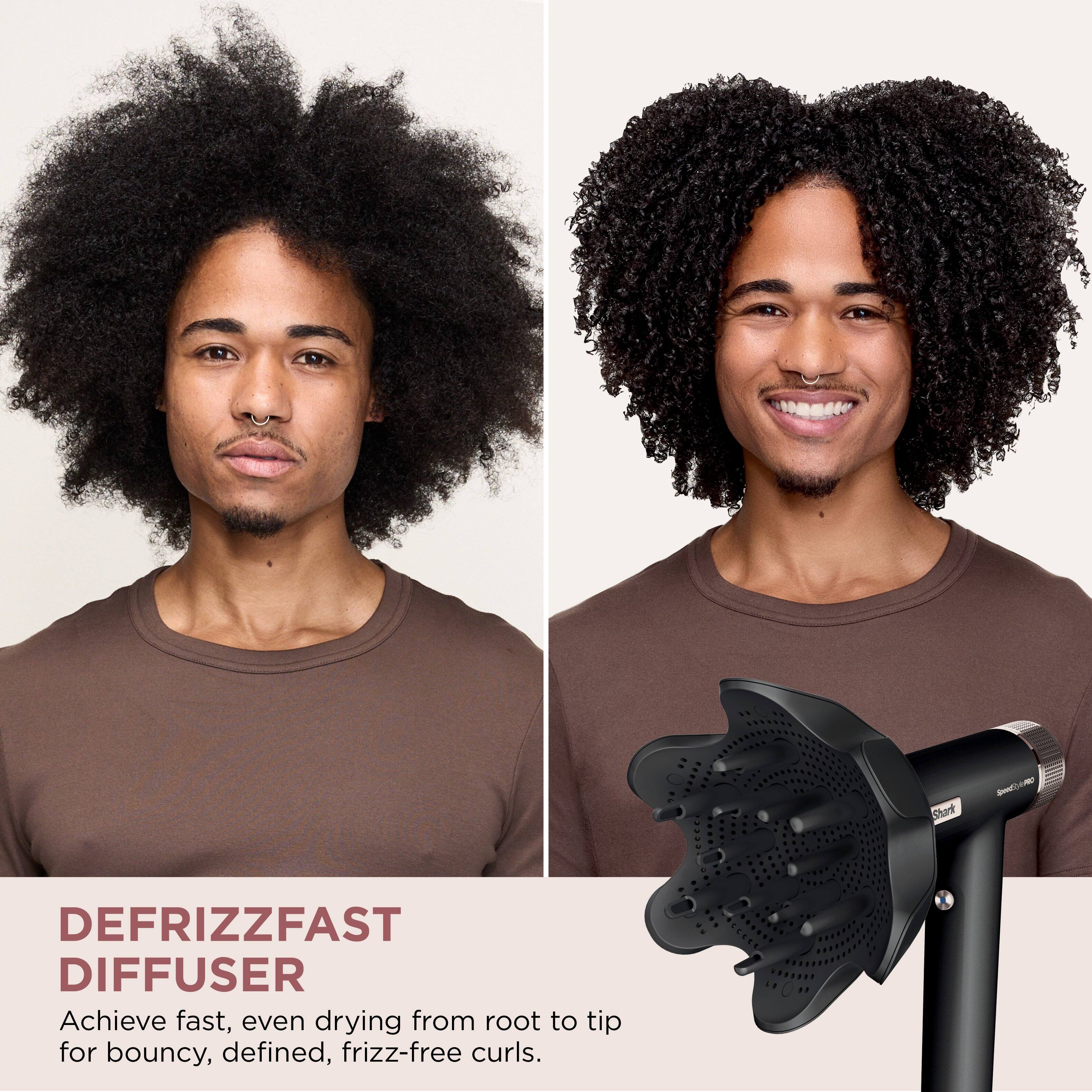 Shant Sng_o_cie DEFRIZZFAST DIFFUSER Achieve fast, even drying from root to tip for bouncy, defined, frizz-free curls.