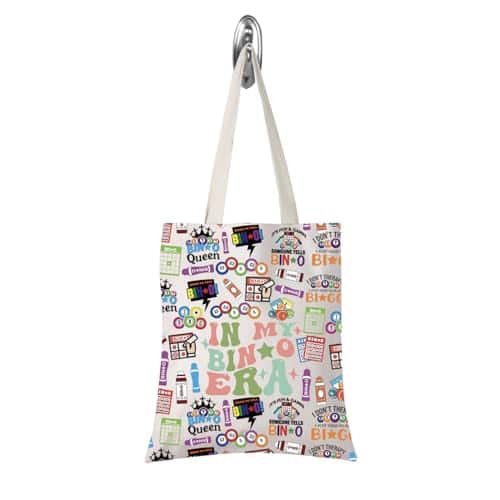 DORLUKFU - Funny Player Gift Lucky Bag In My Game Bag For Women Game Lover(BIN ERA tote) - BINGO ERA tote