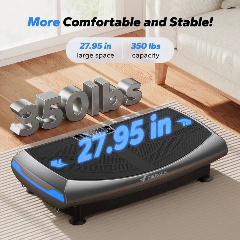 More Comfortable and Stable!  
27.95 in large space  
350 lbs capacity  
MERACH