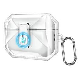 Kitcheniva - Shockproof Rugged Case For AirPods Pro 3 (2025) - Clear