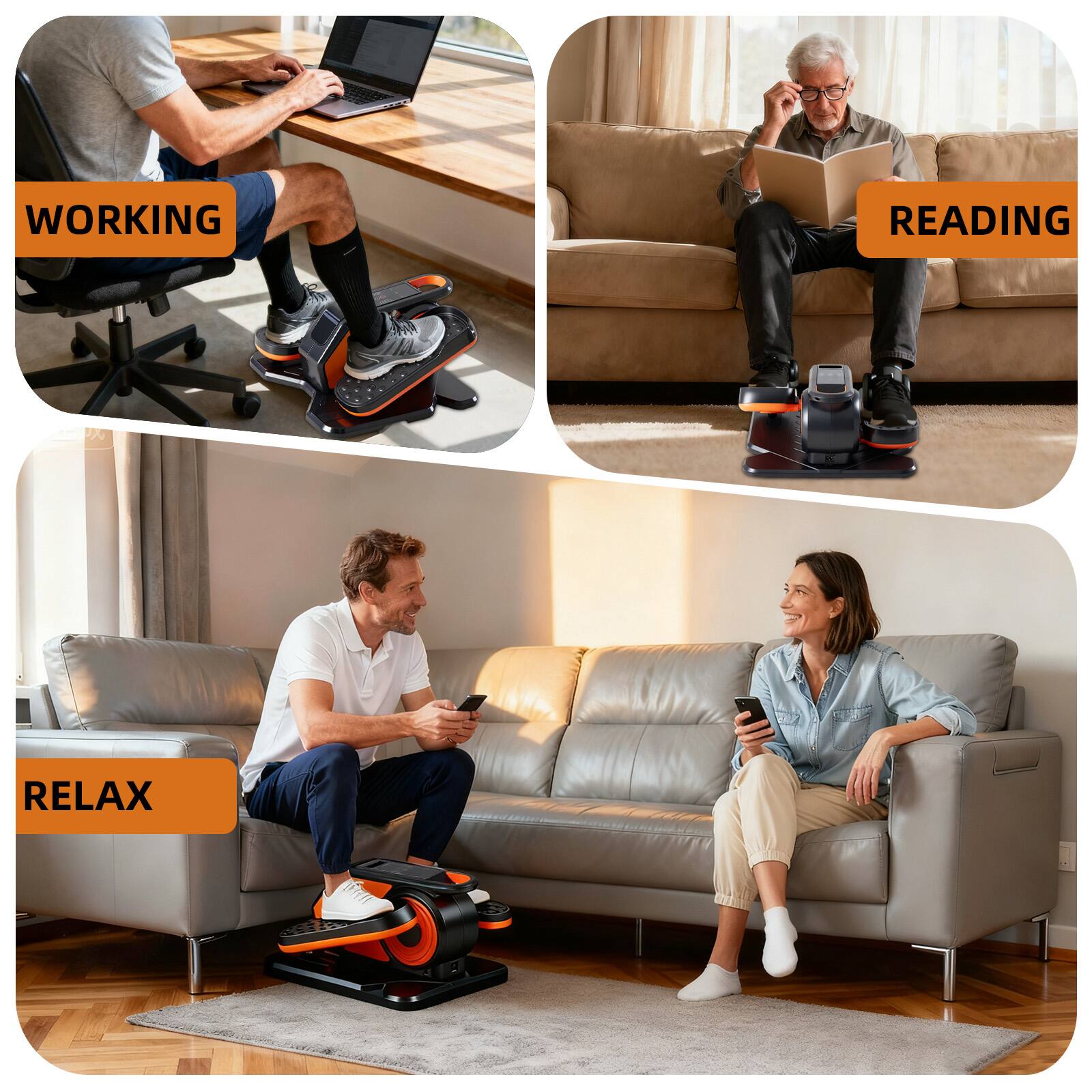 WORKING  
READING  
RELAX