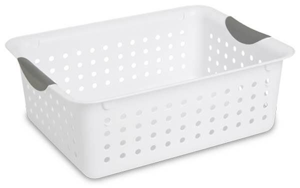 Alt View 7. Sterilite - Sterilite Deep & Medium Ultra Plastic Storage Bin Organizer Basket Pair (6 Pack).
