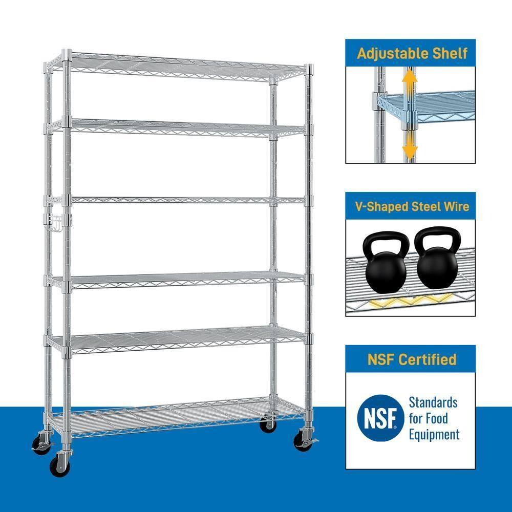 Adjustable Shelf  
V-Shaped Steel Wire  
NSF Certified  
Standards for Food Equipment