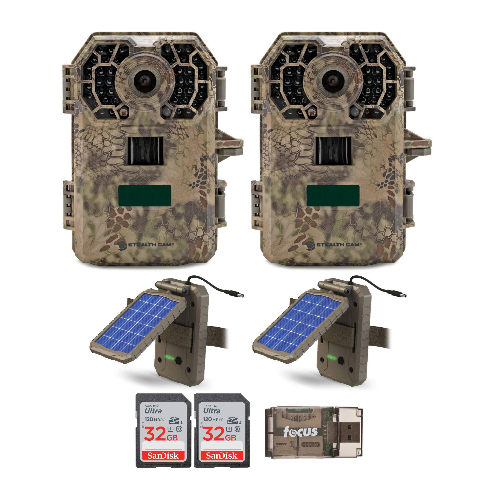 STEALTH CAM  
Sangloa Ultra 120 ME  
- a 1 32 GB SanDisk Ultra 20 ME  
- im - A - E 32 GB SanDisk  
- 18 focus  

SanDisk Ultra 120 MB/s 32 GB  
SanDisk Ultra 120 MB/s 32 GB  
focus