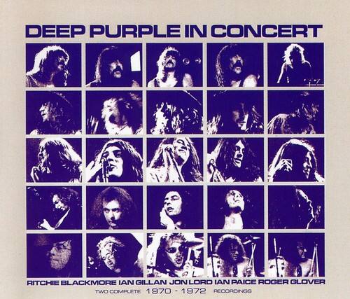 DEEP PURPLE IN CONCERT
RITCHIE BLACKMORE IAN GILLAN JON LORD IAN PAICE ROGER GLOVER
1970 - 1972 - RECORDINGS
TWO COMPLETE RECORDINGS