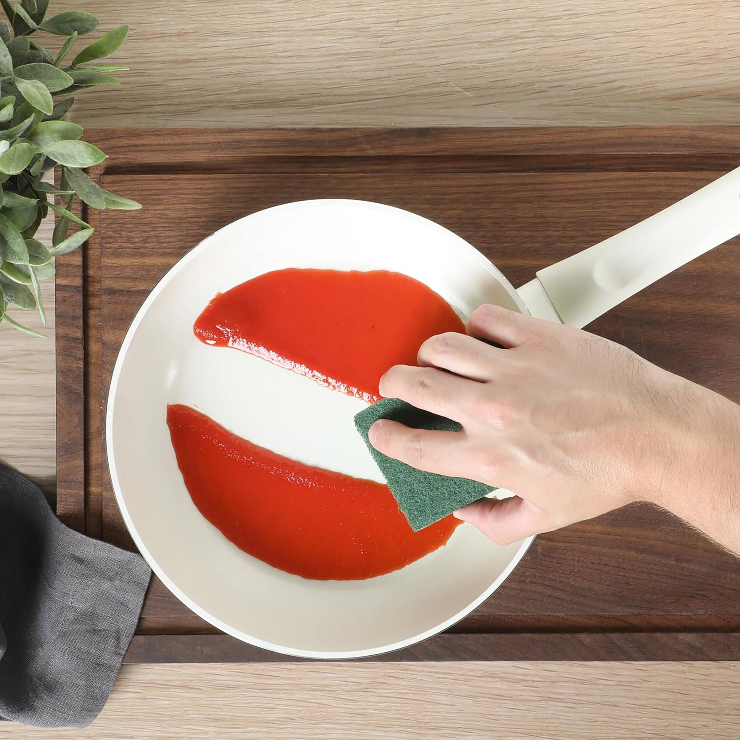 Alt View 5. Gibson - Gibson Home Plaza Cafe 7 Piece Forged Aluminum Cookware Set in Linen - Linen.