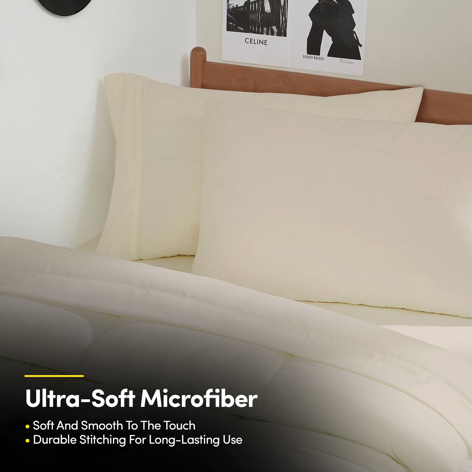 Ultra-Soft Microfiber  
- Soft And Smooth To The Touch  
- Durable Stitching For Long-Lasting Use