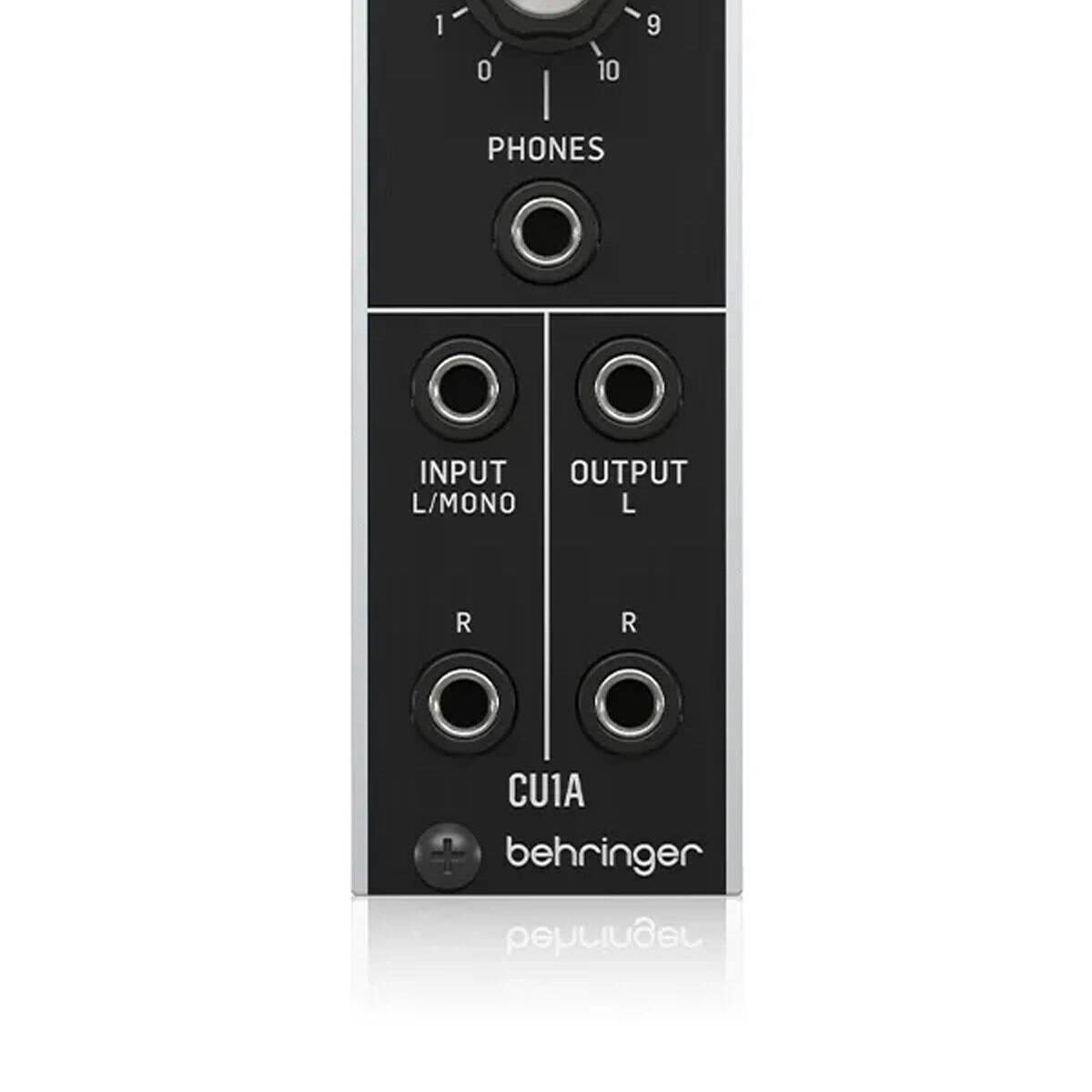 1 0 10 9 PHONES INPUT OUTPUT L/MONO L R R CU1A + behringer