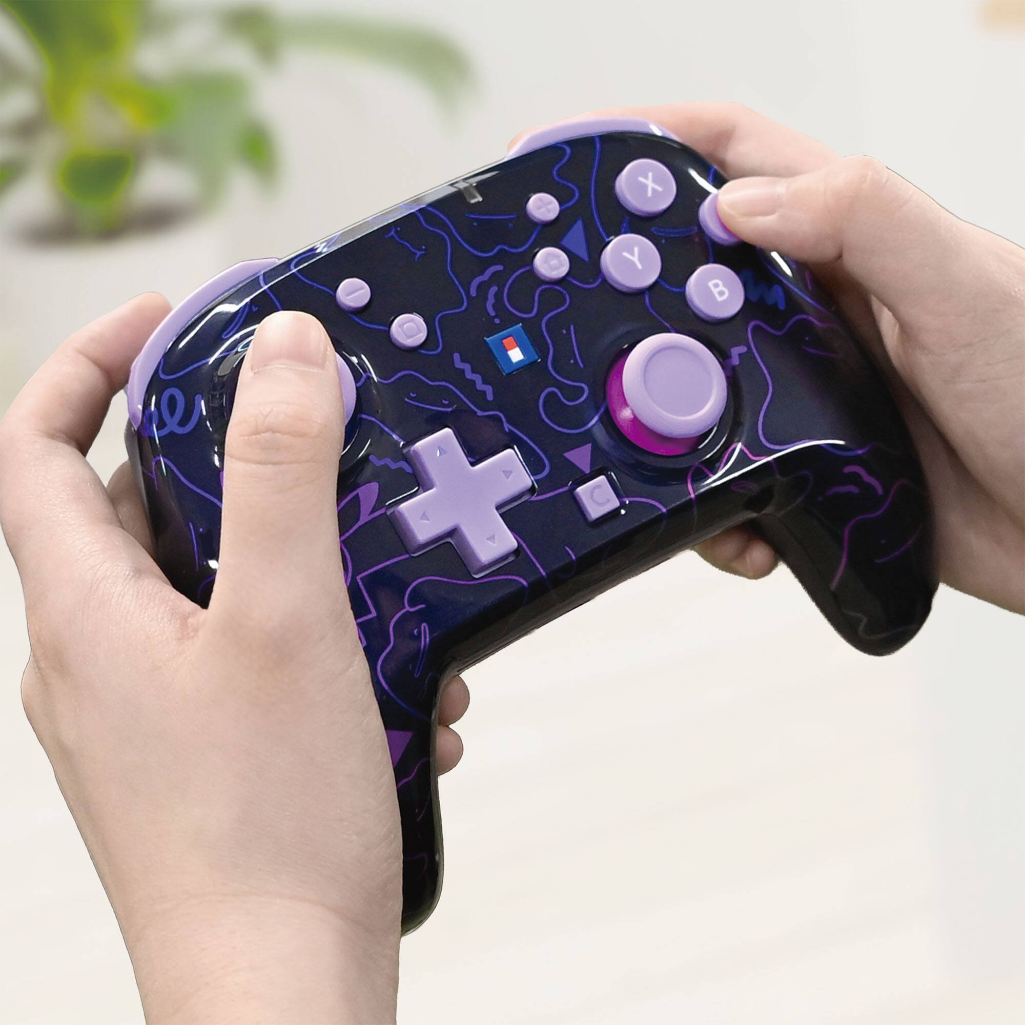 Alt View 1. Hori - Wireless HORIPAD Turbo (Ditto) for Nintendo Switch 2 - Purple.