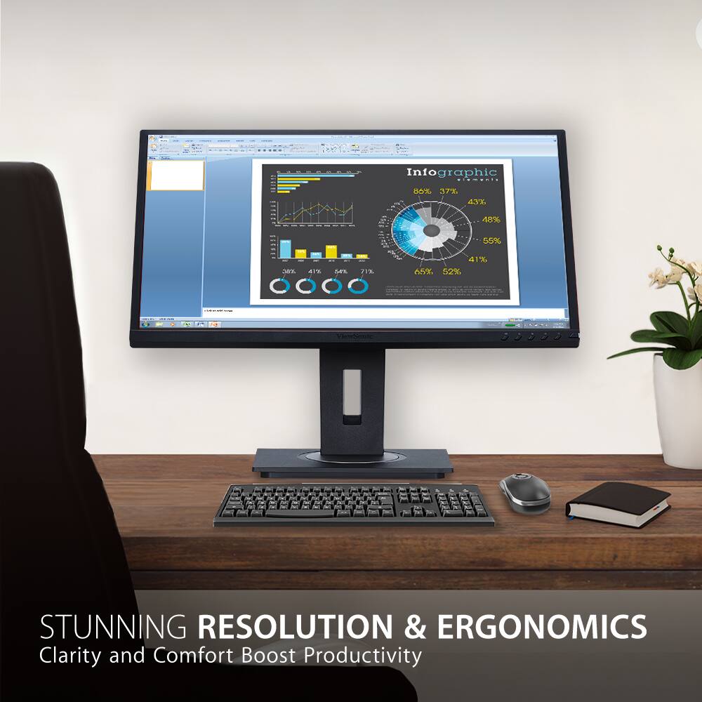 STUNNING RESOLUTION & ERGONOMICS  
Clarity and Comfort Boost Productivity
