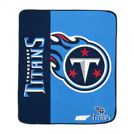 Pegasus - Tennessee Titans 50" x 60" Endzone Ultra Soft Throw Blanket - Multicolor