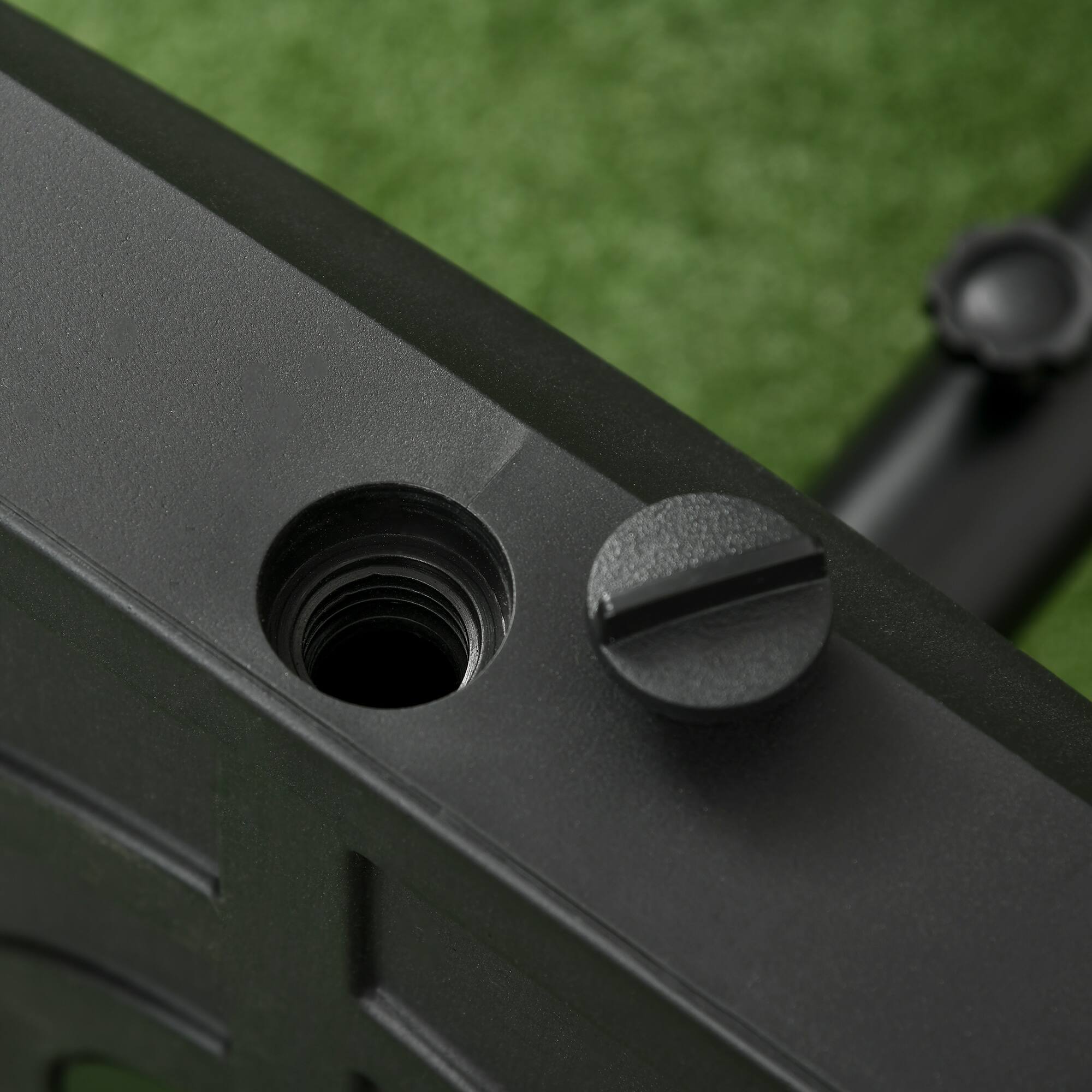 Alt View 4. Outsunny - Patio Umbrella Base with Wheels, 53lbs Water or 66lbs Sand Filled, Heavy Duty Outdoor Umbrella Stand Holder - Black.