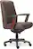 Front. La-Z-Boy - Bennett Bonded Leather Executive High-Back Ergonomic Office Chair - Brown.