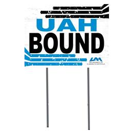Jardine - Alabama Huntsville Chargers 18'' x 24'' Bound Yard Sign - White