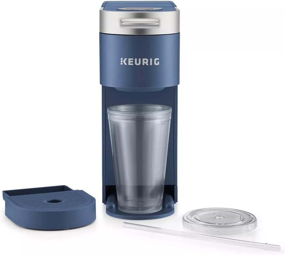 Alt View 6. Keurig - KIPK900FABL K-Iced Plus Single Serve Coffee Maker - Refurbished Excellent - Blue.