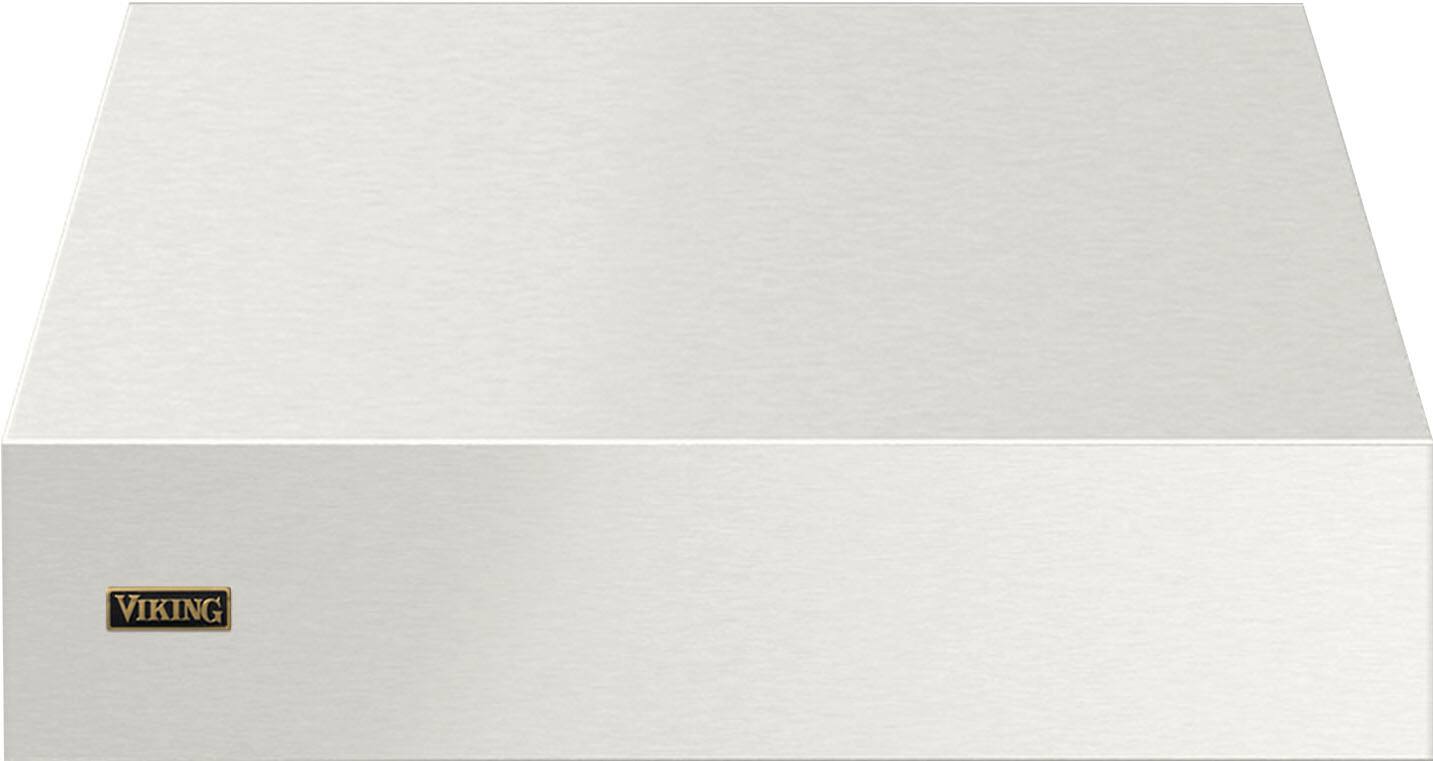 Front. Viking - Professional 5 Series 36" Range Hood - Pure White/Brushed Brass - Pure White.
