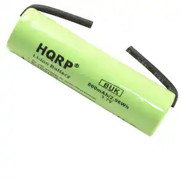 HQRP - 3.7V Li-Ion Battery for Philips Sonicare HX6150 HX6902 HX6910 HX6911 HX6912 HX6932 HX6933 HX6952 Toothbrush 49x14mm