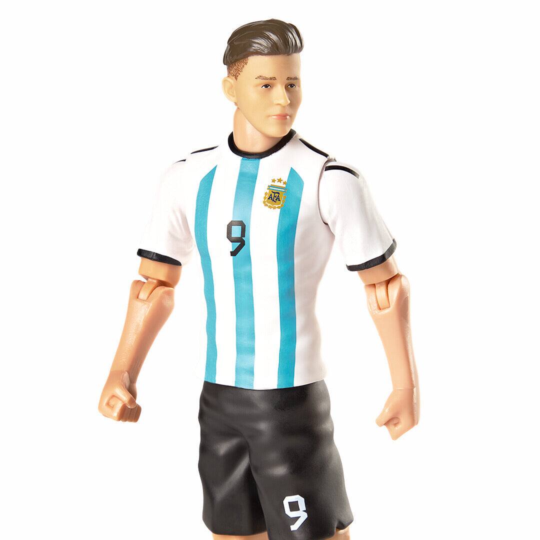 Alt View 4. Banbo Toys - Banbo Toys SOCKERS Argentina AFA Julian Alvarez 8" Collectible Soccer Action Figure.