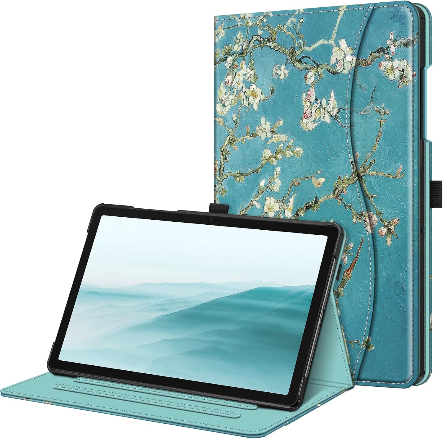 Fintie - Multi-Angle Viewing Case for Samsung Galaxy Tab A11+ / Tab A9+ 11 Inch, With Front Card Pocket, Vegan Leather Exterior - Blossom price history on PriceWatchPro