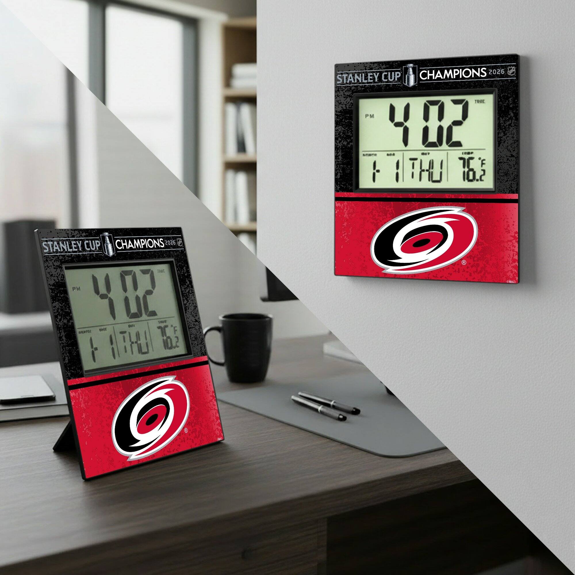 CHAMPIONS 2026 STANLEY CUP  
4:02 PM  
11 THU 76.2°F