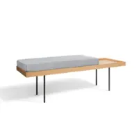 Burrow - Carta Hardwood Bench - Oak - Front_Zoom